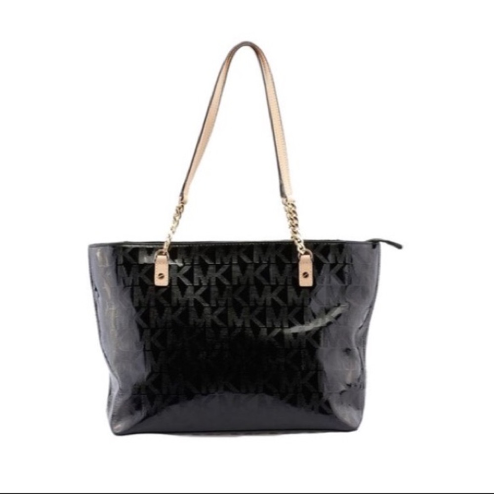 MICHAEL MICHAEL KORS Black Monogram Tote